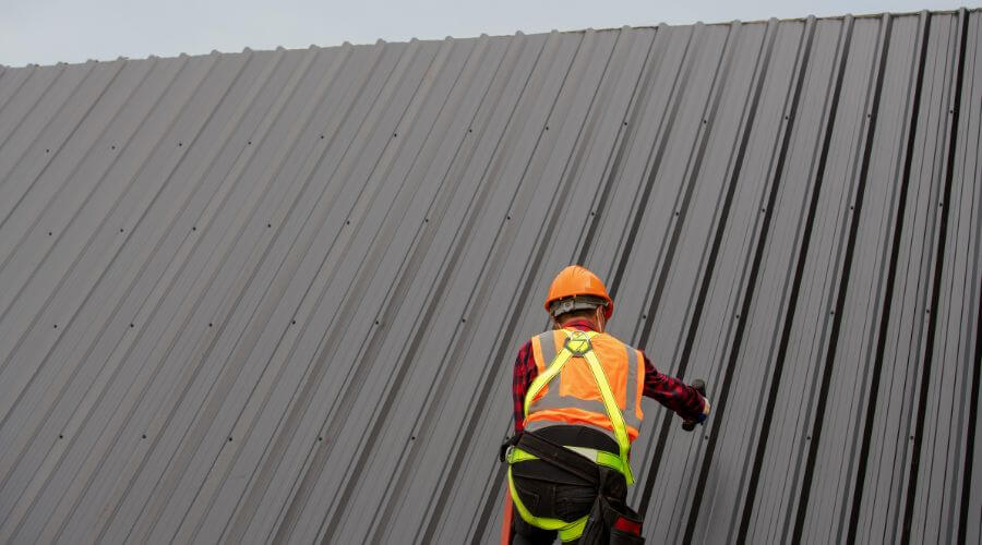 Professional metal roof installation services in Spring Valley, WI